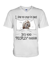 Havanese V-Neck T-Shirt tile