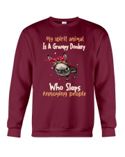 Grumpy Donkey Crewneck Sweatshirt tile
