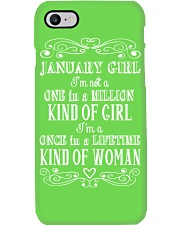 January Girl Phone Case tile