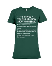My Husband - August Premium Fit Ladies Tee tile
