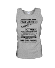 I Am A Proud Girlfriend Unisex Tank tile