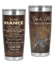 To My Fiance 20oz Tumbler front
