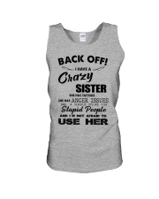 Crazy Sister Unisex Tank tile
