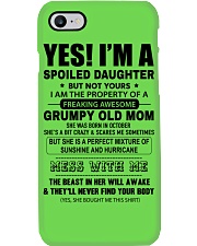 Gift for Daughter - October Phone Case tile