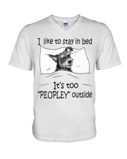 SCHNAUZER V-Neck T-Shirt tile