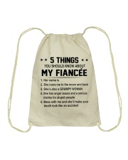 Gift for Fiance Drawstring Bag tile