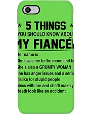 Gift for Fiance Phone Case tile