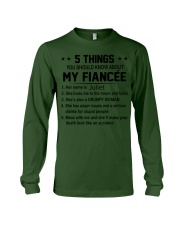 Gift for Fiance Long Sleeve Tee tile