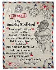 To my Amazing Boyfriend Small Fleece Blanket - 30" x 40" front
