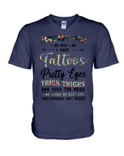 January Girl V-Neck T-Shirt tile