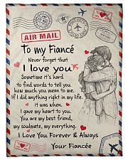 to my fiance Small Fleece Blanket - 30" x 40" front