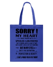 Gift for Boyfriend Tote Bag tile