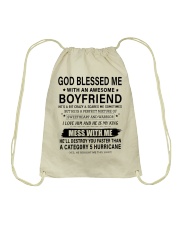 Gift for Girlfriend Drawstring Bag tile