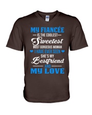 My Fiancee V-Neck T-Shirt tile