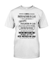 Mother in law of a freaking Daughter in Law Classic T-Shirt front