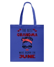 The best Grandma -June Tote Bag tile