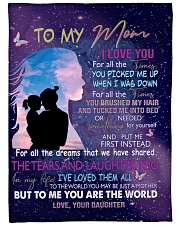 To my Mom Fleece Blanket tile