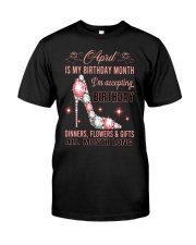 April Classic T-Shirt front