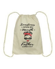 Sometimes I Open My Mouth - Father Drawstring Bag tile