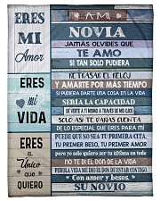 A MI NOVIA Small Fleece Blanket - 30" x 40" front