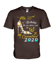 32nd Birthday V-Neck T-Shirt tile