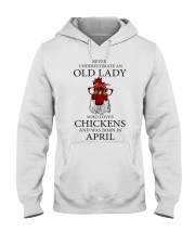 Old Lady Chickens - April Hooded Sweatshirt tile