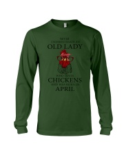 Old Lady Chickens - April Long Sleeve Tee tile