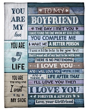 To my Boyfriend Small Fleece Blanket - 30" x 40" front