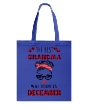The best Grandma -December Tote Bag tile