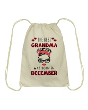 The best Grandma -December Drawstring Bag tile
