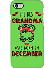 The best Grandma -December Phone Case tile