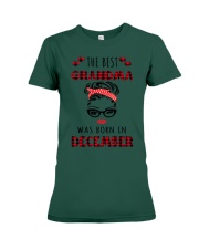 The best Grandma -December Premium Fit Ladies Tee tile