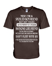 Gift for Boyfriend - December V-Neck T-Shirt tile