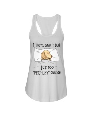 Golden Retriever Ladies Flowy Tank tile