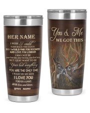 I LOVE YOU FOREVER AND ALWAYS 20oz Tumbler front