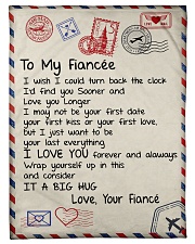 To my Fiancee Small Fleece Blanket - 30" x 40" front
