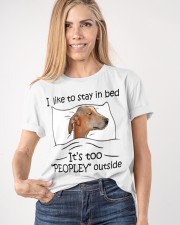 I like to stay in bed Greyhound Classic T-Shirt apparel-classic-tshirt-lifestyle-front-100