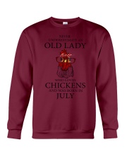 Old Lady Chickens - July Crewneck Sweatshirt tile
