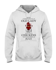 Old Lady Chickens - July Hooded Sweatshirt tile