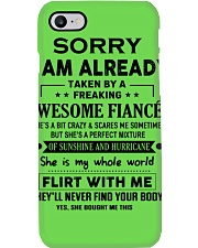 Gift for Fiancee Phone Case tile