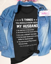 5 Thing My Husband - December Classic T-Shirt apparel-classic-tshirt-lifestyle-front-186