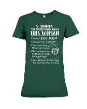 Dog February Premium Fit Ladies Tee tile