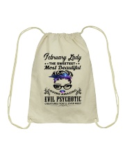 February Lady Drawstring Bag tile