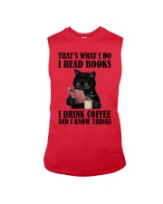 I READ BOOKS AND CAT Sleeveless Tee tile