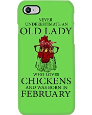 Old Lady Chickens - February Phone Case tile