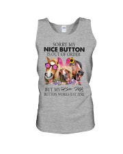 Nice Button Horse Unisex Tank tile