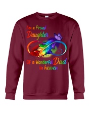 I'm a proud daughter Crewneck Sweatshirt tile