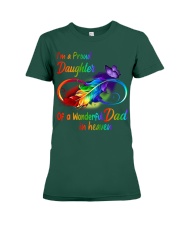 I'm a proud daughter Premium Fit Ladies Tee tile