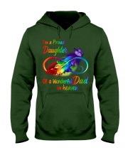 I'm a proud daughter Hooded Sweatshirt tile