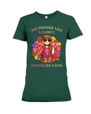 Not Fragile Like a Flower Premium Fit Ladies Tee tile